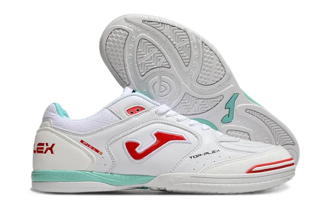 Joma Top-Plex White Blue Synthetic Upper Sneakers