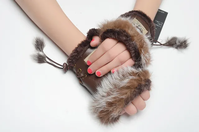 UGG Fur-Trimmed Leather Pouch Bucket Bag
