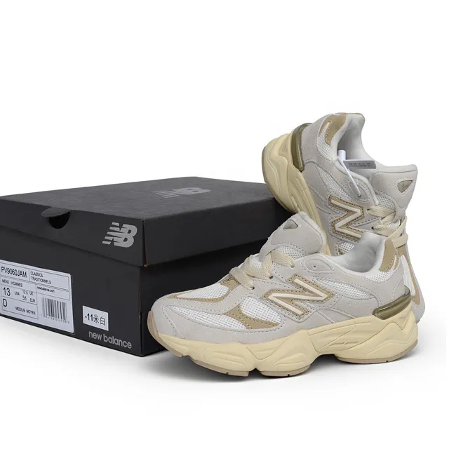 New Balance 9060 Pink Mauve Chunky Sneakers