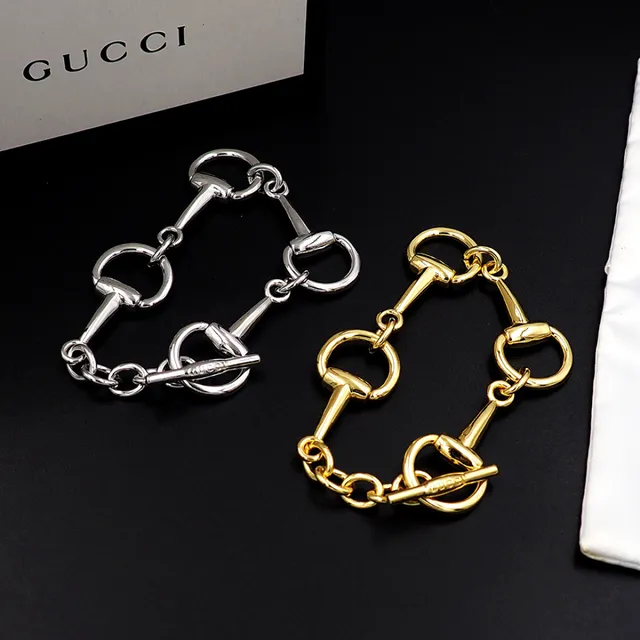 Gucci Horsebit 1955 Gold-Tone Horsebit Link Bracelet