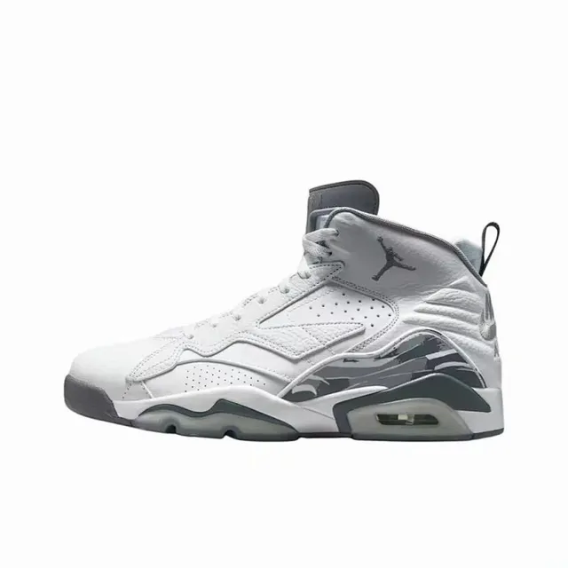 Air Jordan 6 White and Gray Reflective Basketball Shoes