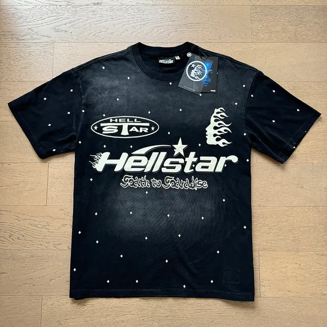 Hellstar Double-Sided Graphic Print Oversized T-Shirt