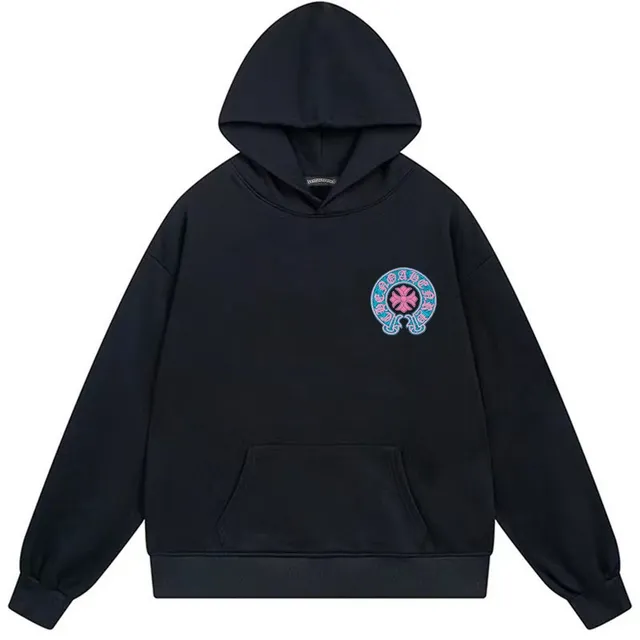 Chrome Hearts Embroidered Logo Black Hoodie