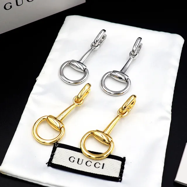 Gucci Horsebit 1955 Gold-Tone Dangling Earrings