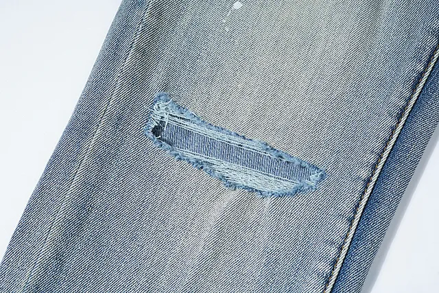Purple Brand Distressed Paint-Splattered Tapered-Fit Mid-Rise Jeans