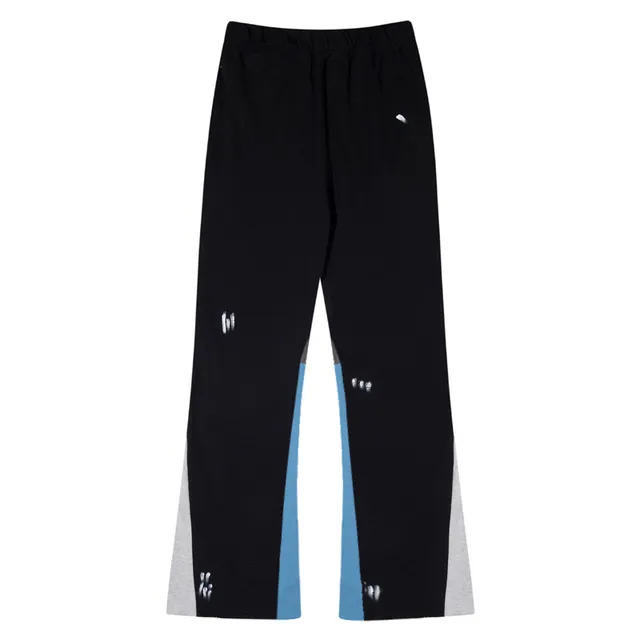 Gallery Dept Paint-Splatter Flared Elastic-Waist Pants