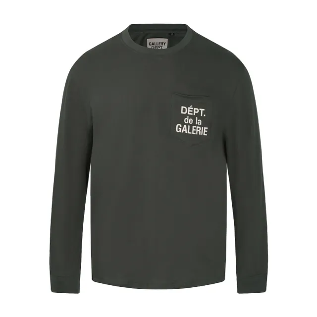 Black Long-Sleeve Crewneck Sweater