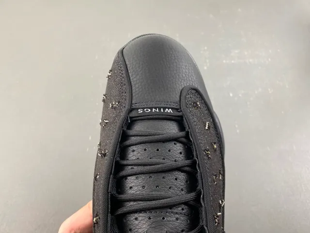 Air Jordan 13 Black Studded High-Top Basketball Shoes