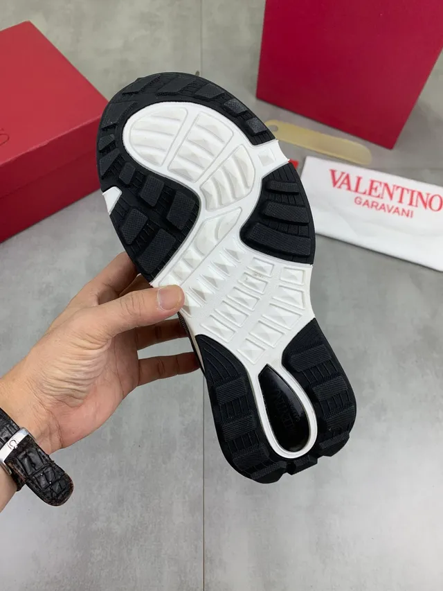 Valentino VLTN Camo Suede Chunky Sneakers