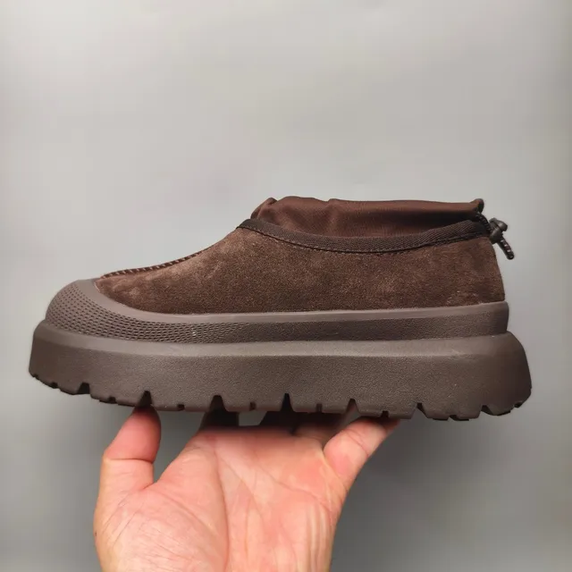 UGG Brown Slip-On Platform Sole Snow Boots