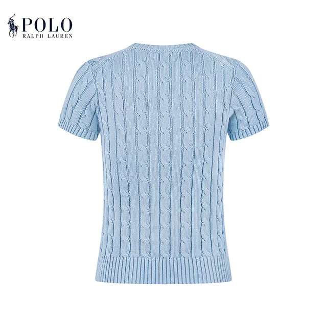 Polo Ralph Lauren Cable Knit Short-Sleeve Sweater