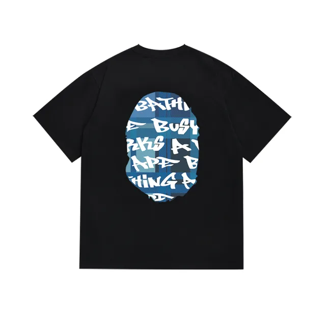 A Bathing Ape Ape Head Graphic Black T-Shirt