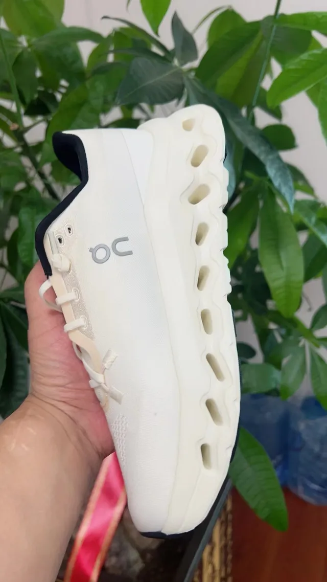 On Cloudmonster Off-White Running Shoes
