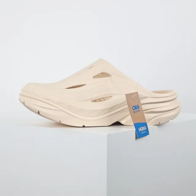 Hoka ORA Recovery Beige Clog