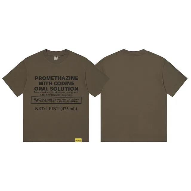 Awake NY Pharmaceutical Label Graphic T-Shirt