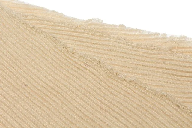 UGG Ribbed Beige Cashmere Scarf