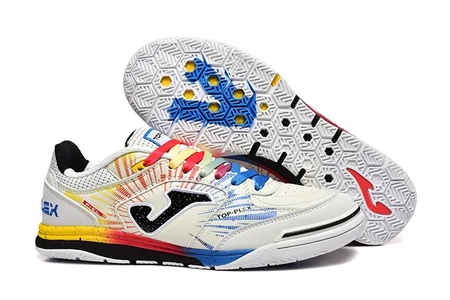 Joma Rebound Multicolor Black Geometric Color-Blocked Upper Synthetic Mesh And TPU Overlays Sneakers