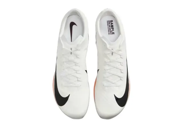 Nike White Black Orange Track Spike Running Shoes