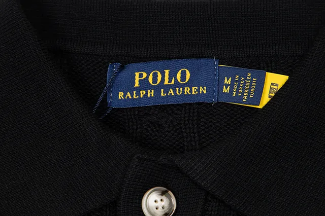Polo Ralph Lauren Beige Navy Cable-Knit Sleeveless Polo Shirt