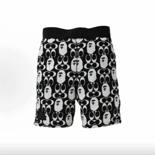 A Bathing Ape Multicolor Drawstring Waist Relaxed Fit Shorts
