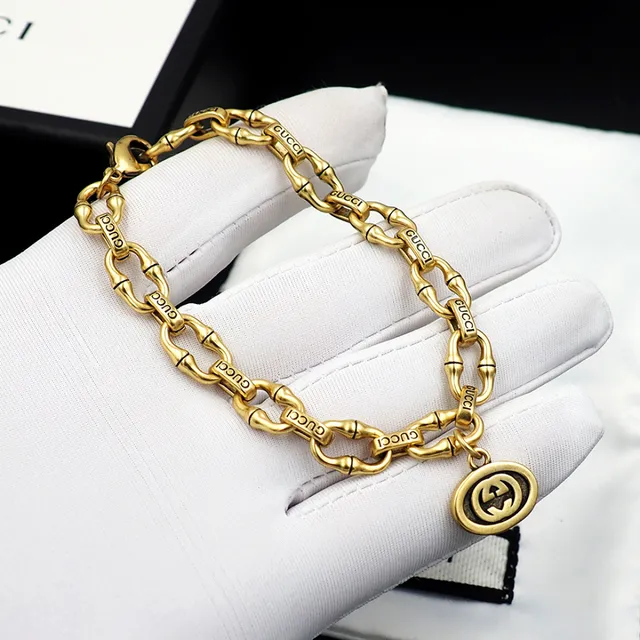 Gucci Ophidia Gold-Tone Bamboo Link Bracelet