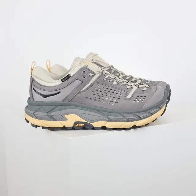 Hoka Speedgoat Gray and Yellow GORE-TEX Trail Running Shoes