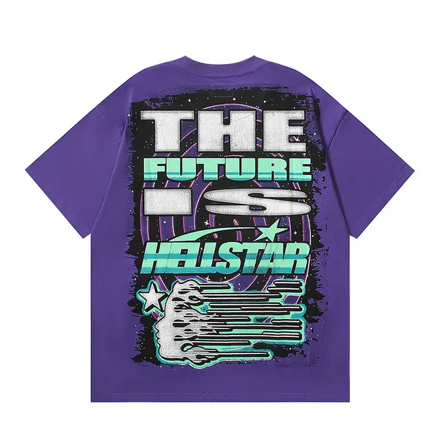 Hellstar Path to Paradise The Future Is Hellstar Oversized Graphic T-Shirt