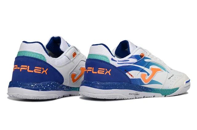 Joma Top-Plex White Blue Synthetic Upper Sneakers