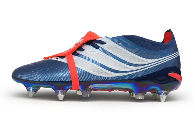 Puma Future Z Blue Red Low-Cut Holographic Sole Firm-Ground Soccer Shoes