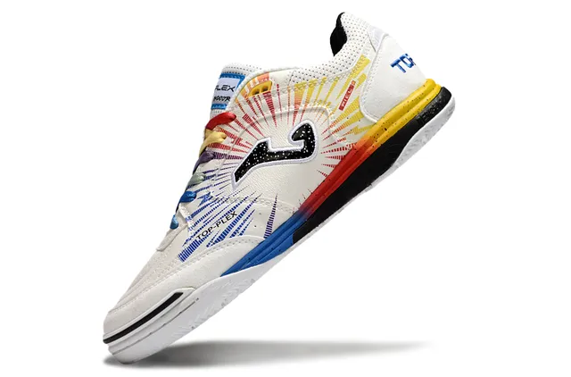 Joma Multicolor White Low-Top Mesh Upper Sneakers