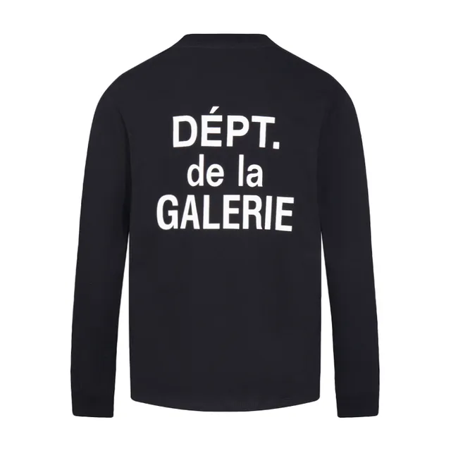 Black Long-Sleeve Crewneck Sweater