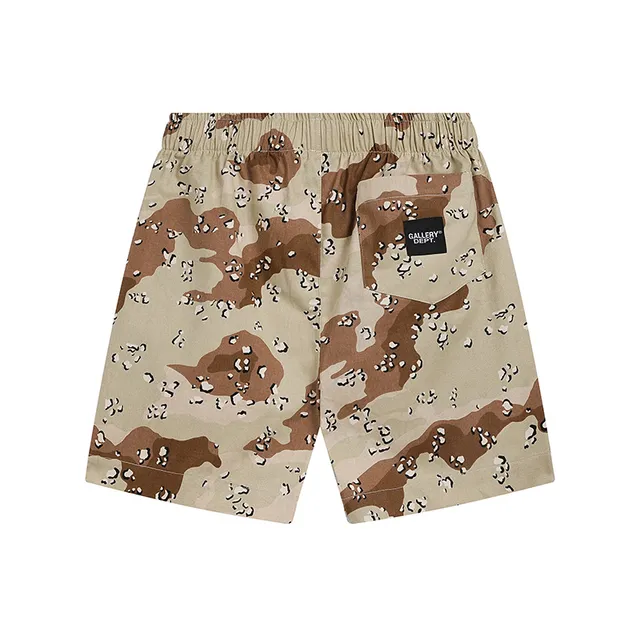 Gallery Dept Desert Camo Print Relaxed Fit Shorts