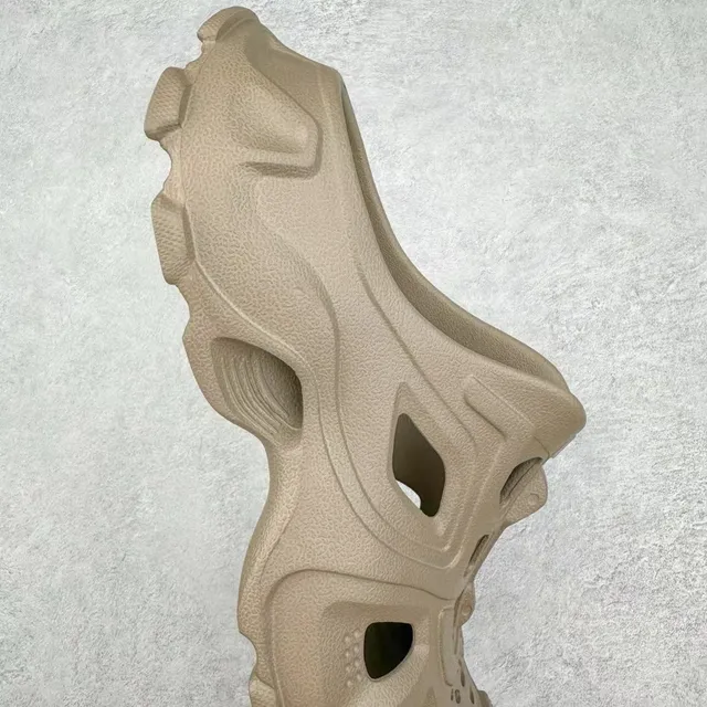 Crocs Beige Molded Foam Ventilated Clog