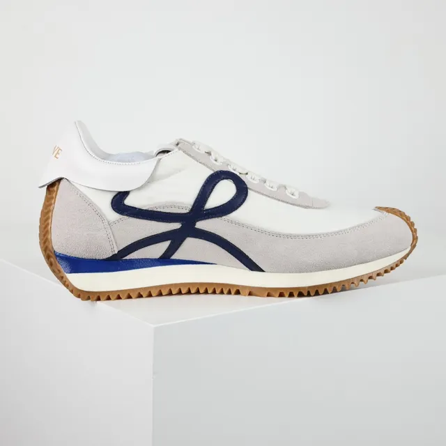Loewe Anagram Sneaker Off-White Gray Navy Gum Lifestyle Sneakers
