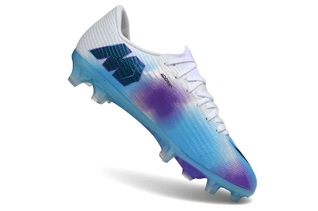 Nike White Multicolor Flyweave Ultra Upper Gradient Iridescent Overlay Firm-Ground Soccer Shoes