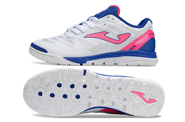 Joma Regate White Blue Low-Top Synthetic-Mesh Upper Sneakers