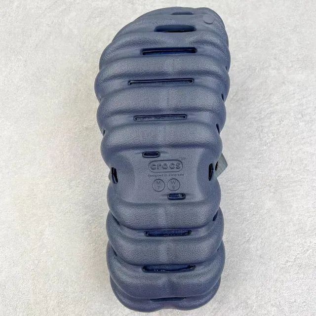 Crocs Echo Clog Gray Molded Foam Ventilated Clog