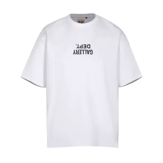 Gallery Dept Black Oversized Fit Screen-Printed Text T-Shirt