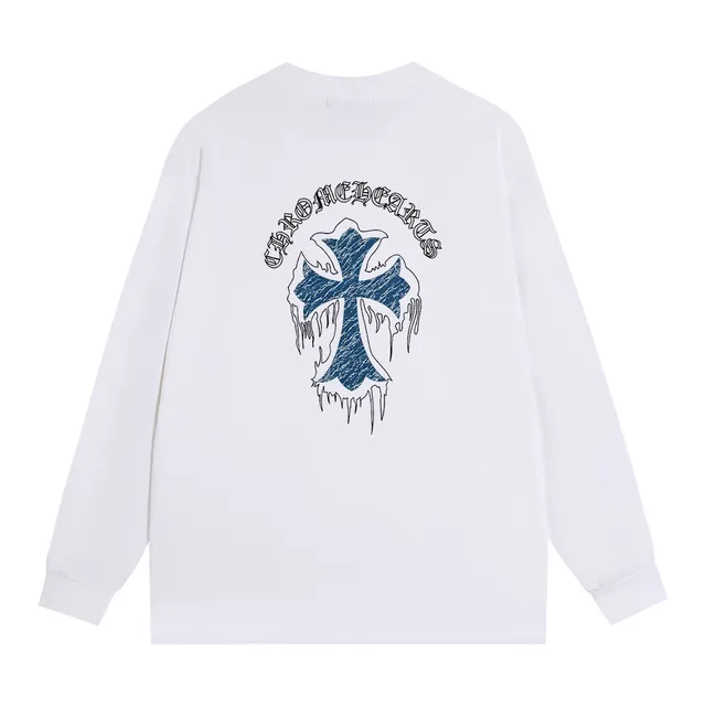 Chrome Hearts Cross Graphic Black Long-Sleeve T-Shirt