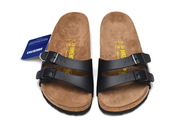 Birkenstock Arizona Black Two-Strap Casual Sandals