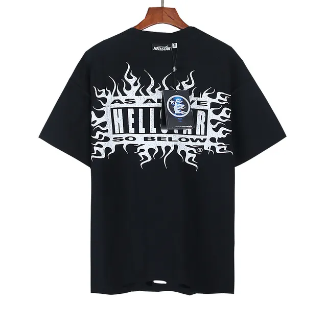 Hellstar Graphic Print Double-Sided T-Shirt