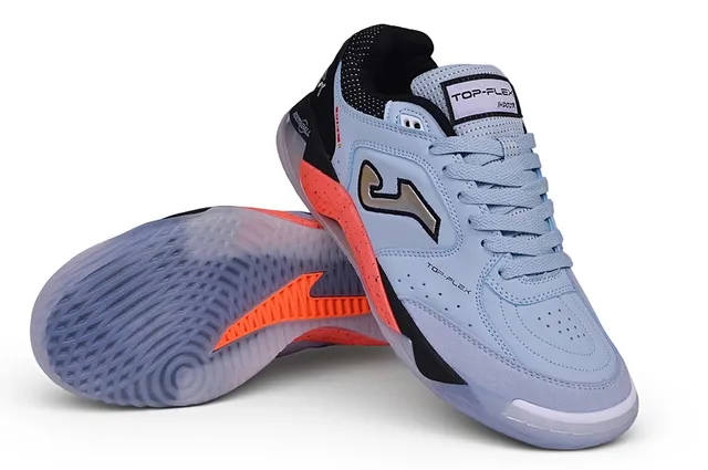 Joma Top-Flex Blue Orange Synthetic Upper Sneakers