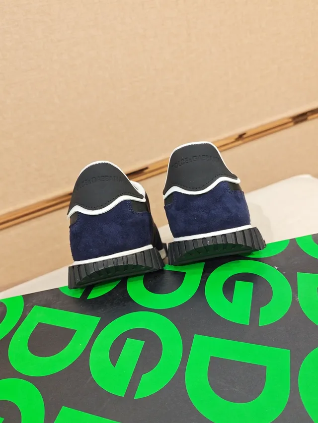 DC Shoes Navy and Black Logo Lifestyle Sneakers
