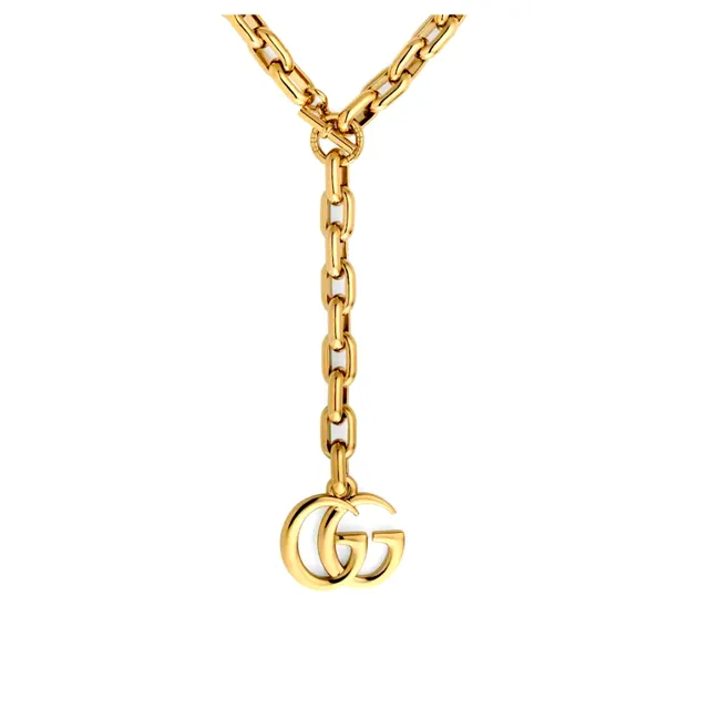 Gucci GG Marmont Gold-Tone Chain Bracelet