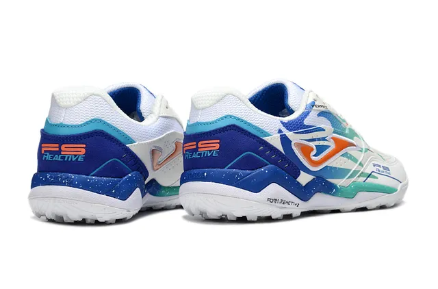 Joma Perfect White Multicolor Low-Top Synthetic-Mesh Upper Sneakers