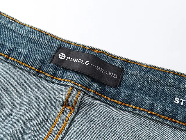 Purple Brand Distressed Light-Wash Flared Jeans