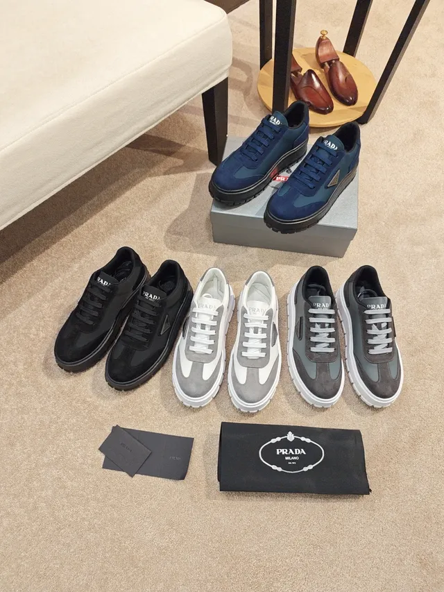 Prada Cloudbust Black Platform Lifestyle Sneakers