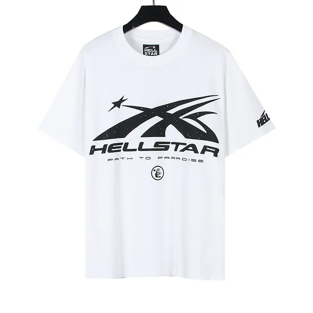 Hellstar Path to Paradise Graphic Print White T-Shirt