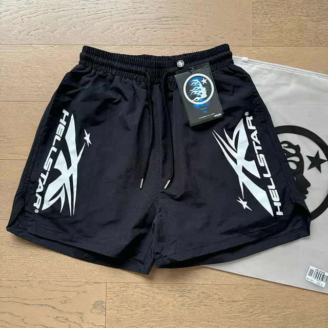 Hellstar Graphic-Print Crewneck T-Shirt and Drawstring Shorts Casual Set