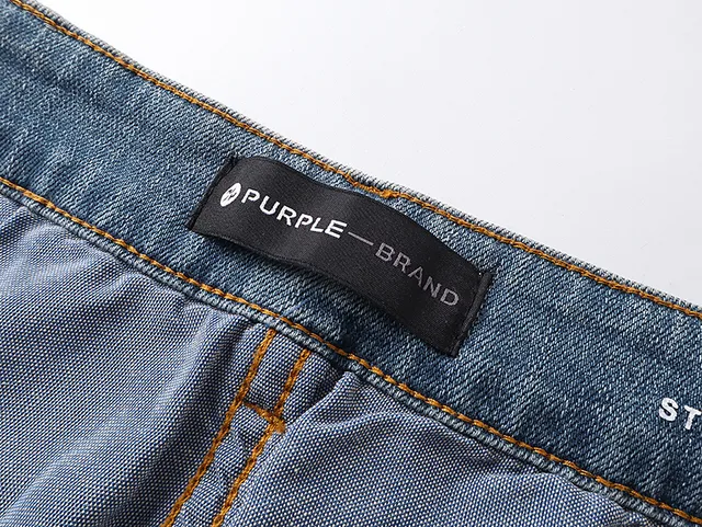 Purple Brand Light-Wash Paint-Splatter Distressed Slim-Fit Jeans